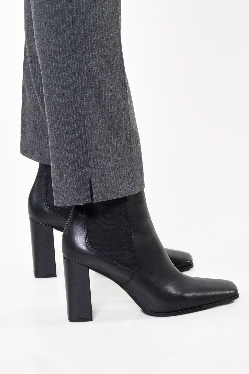 Leggings Bistretch Gessato Antracite