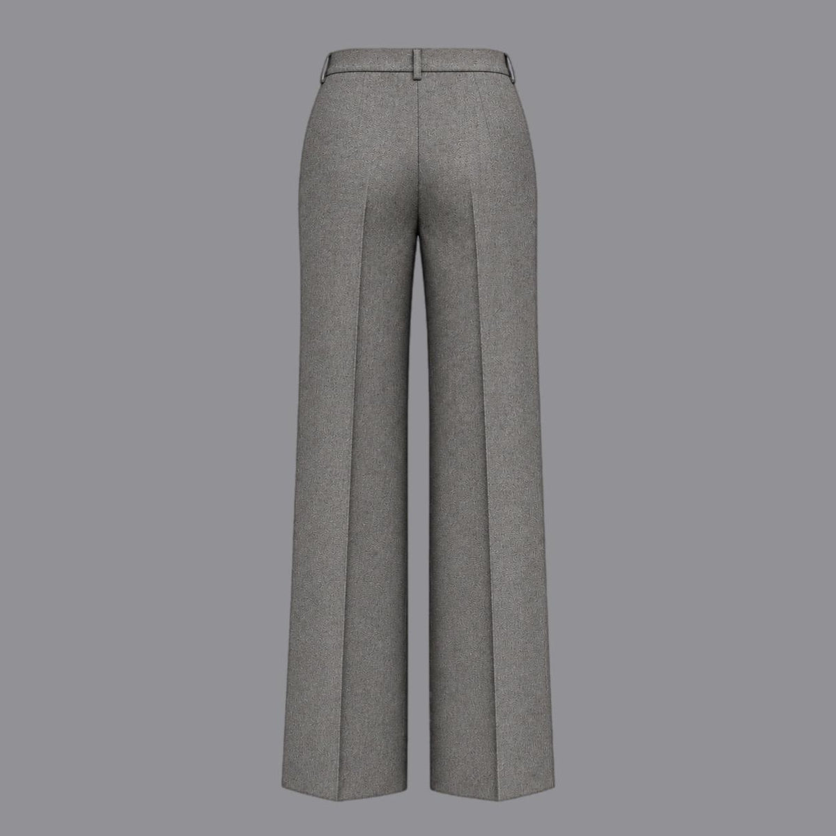 Pantaloni Gamba Larga Grigio