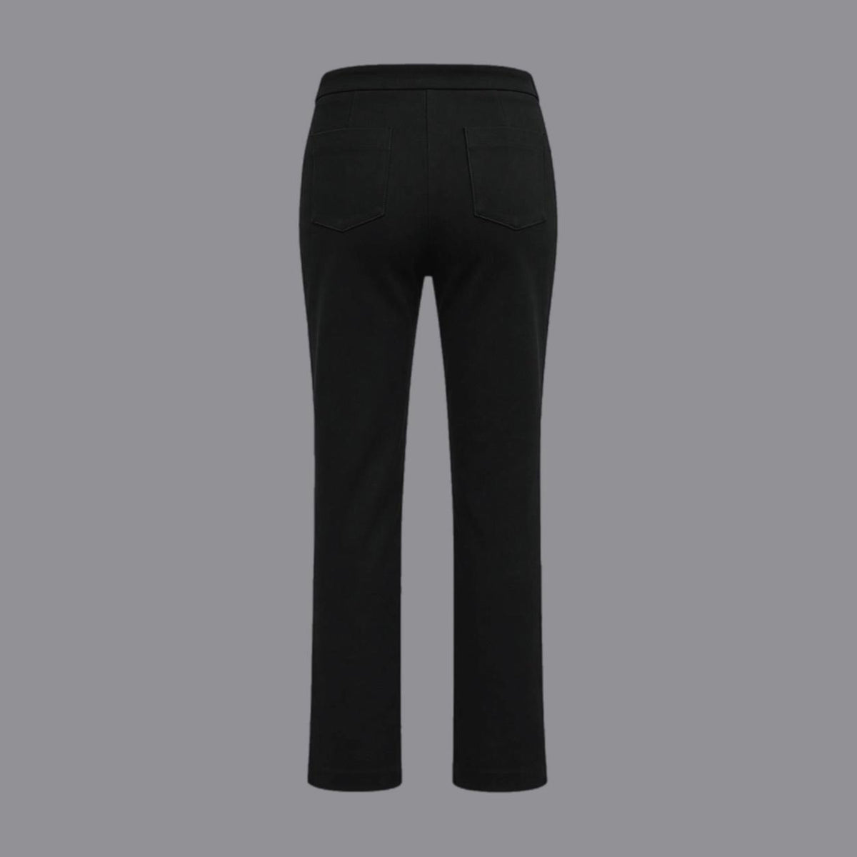 Pantaloni in Punto Milano Tasca Jeans Nero