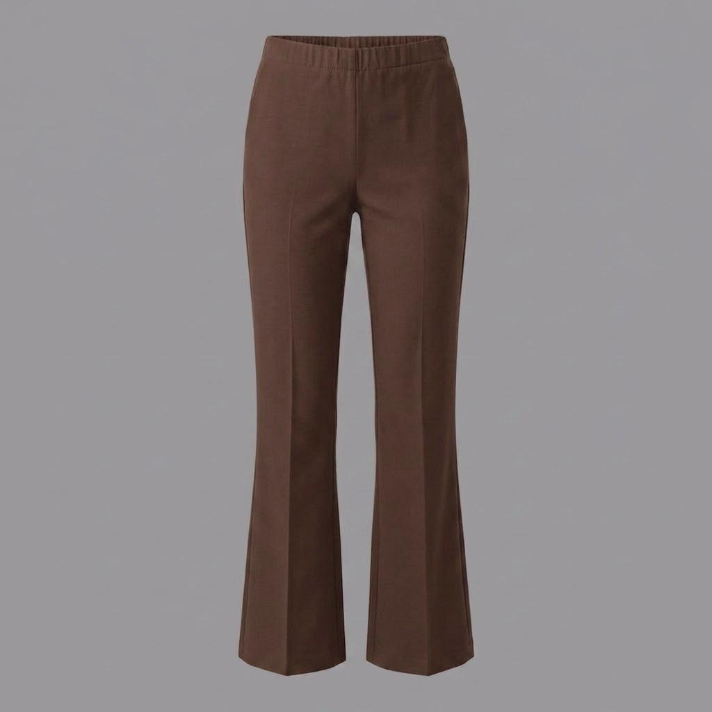 Leggings Bistretch a Zampa Tabacco