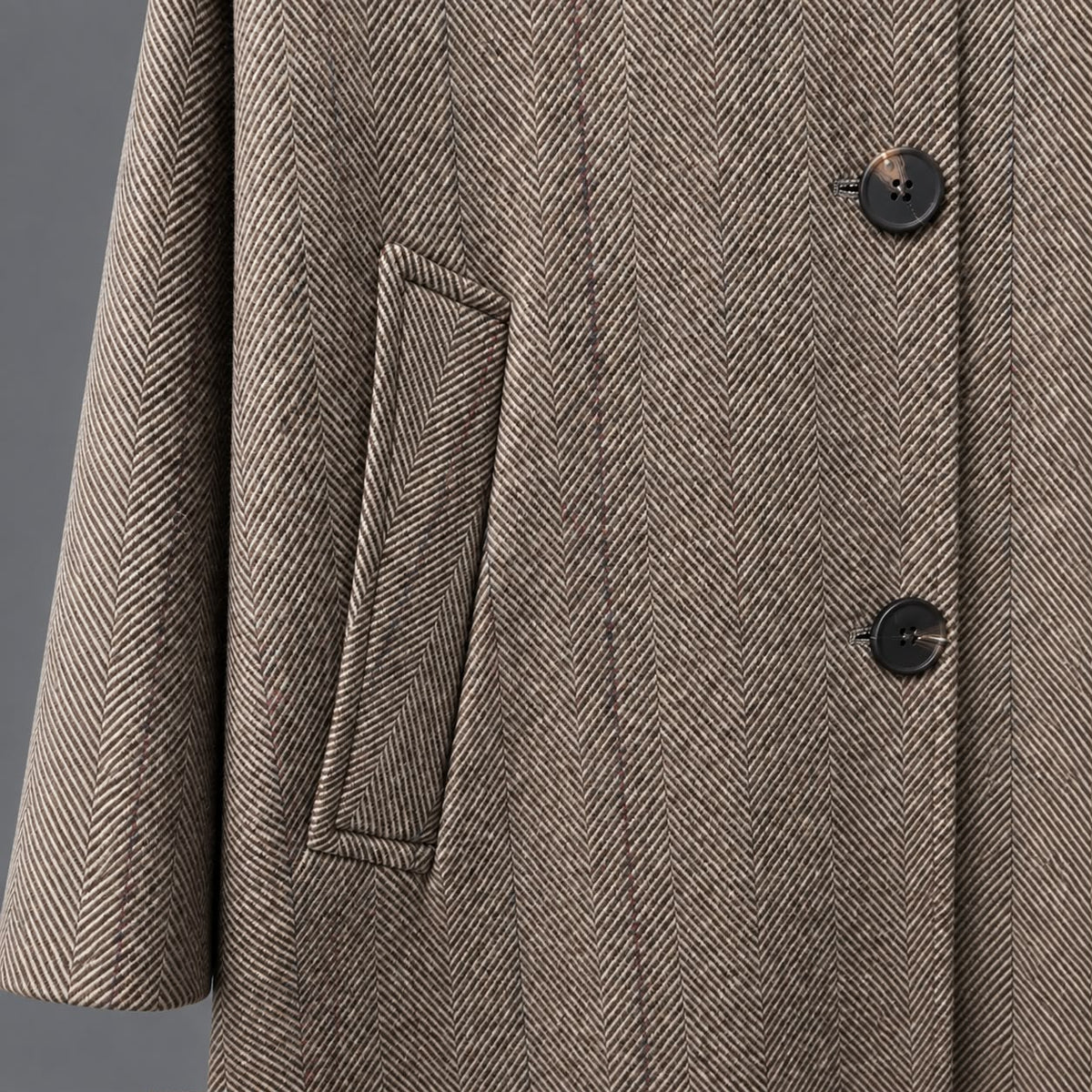 Cappotto in Lana Con Colletto Resca Cashà