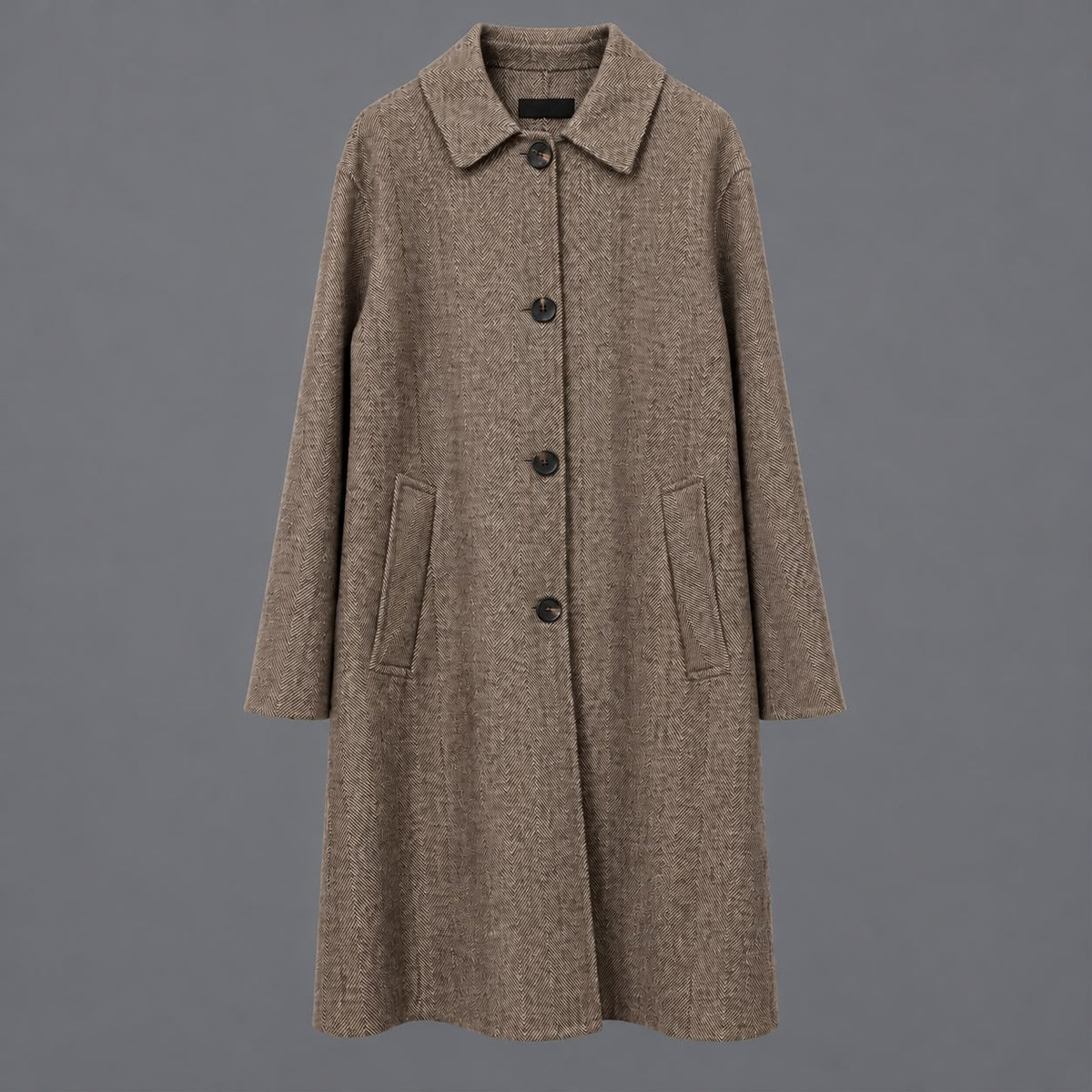 Cappotto in Lana Con Colletto Resca Cashà