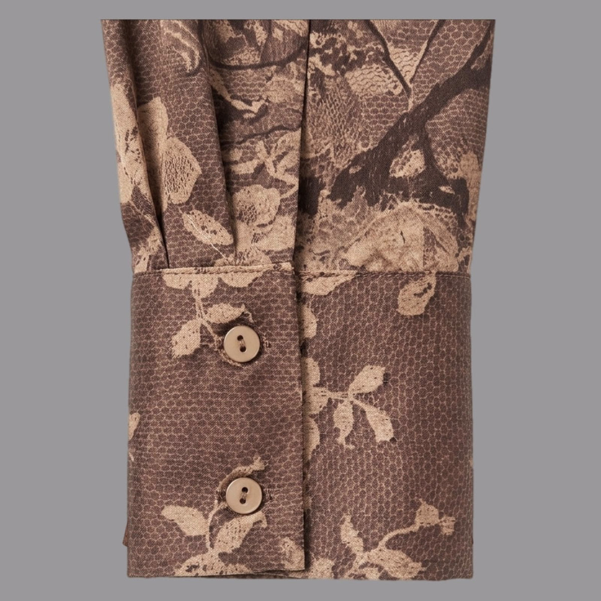 Camicia in Viscosa Fantasia Pizzo Moro