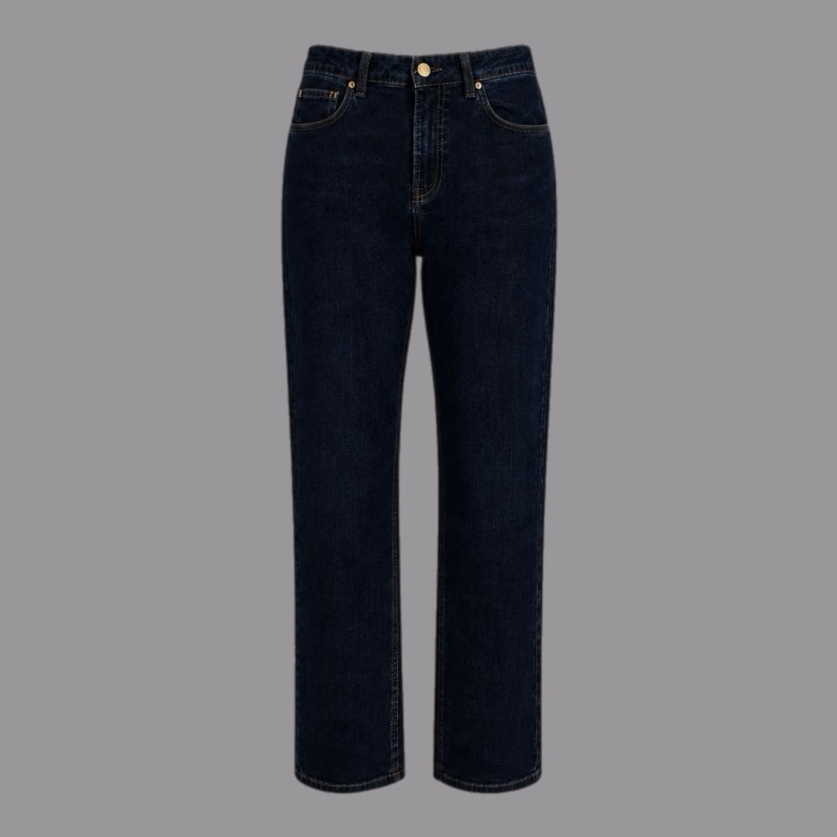 Gerade geschnittene Jeans in Denimblau