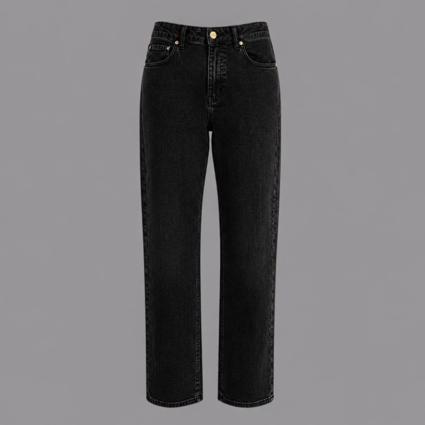 Jeans Gamba Dritta Nero