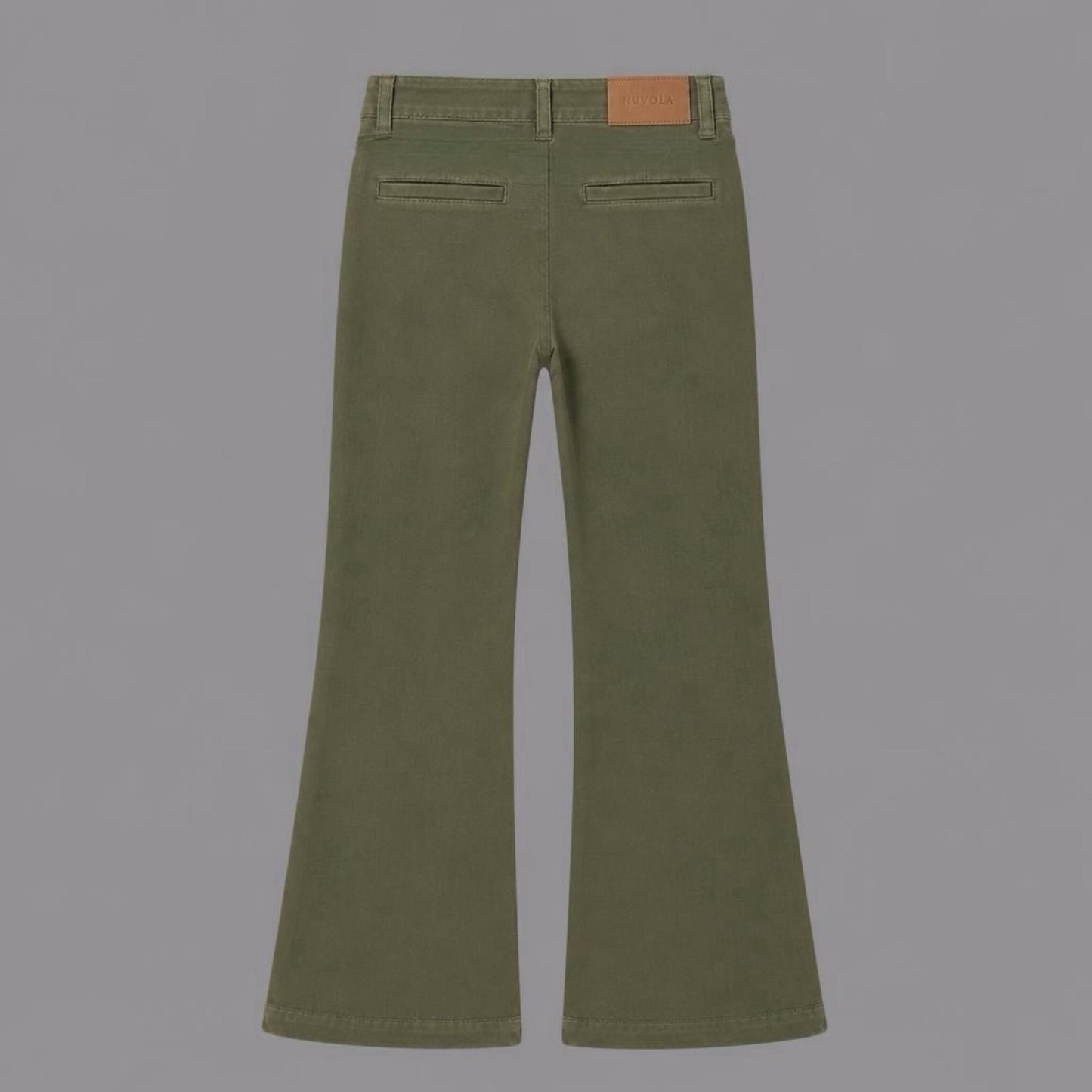 Pantaloni a Zampa Verde Militare