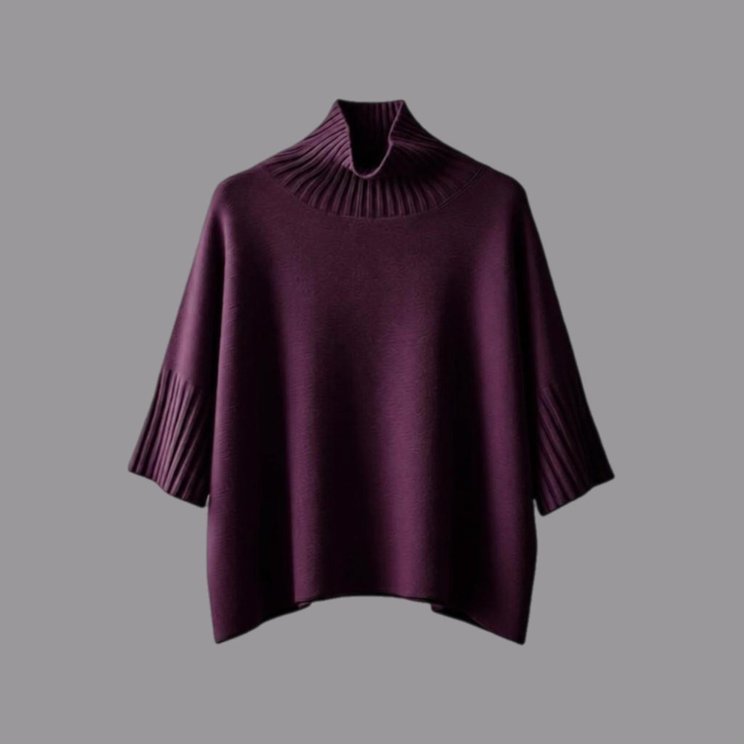 Lupetto Box Fit Melanzana