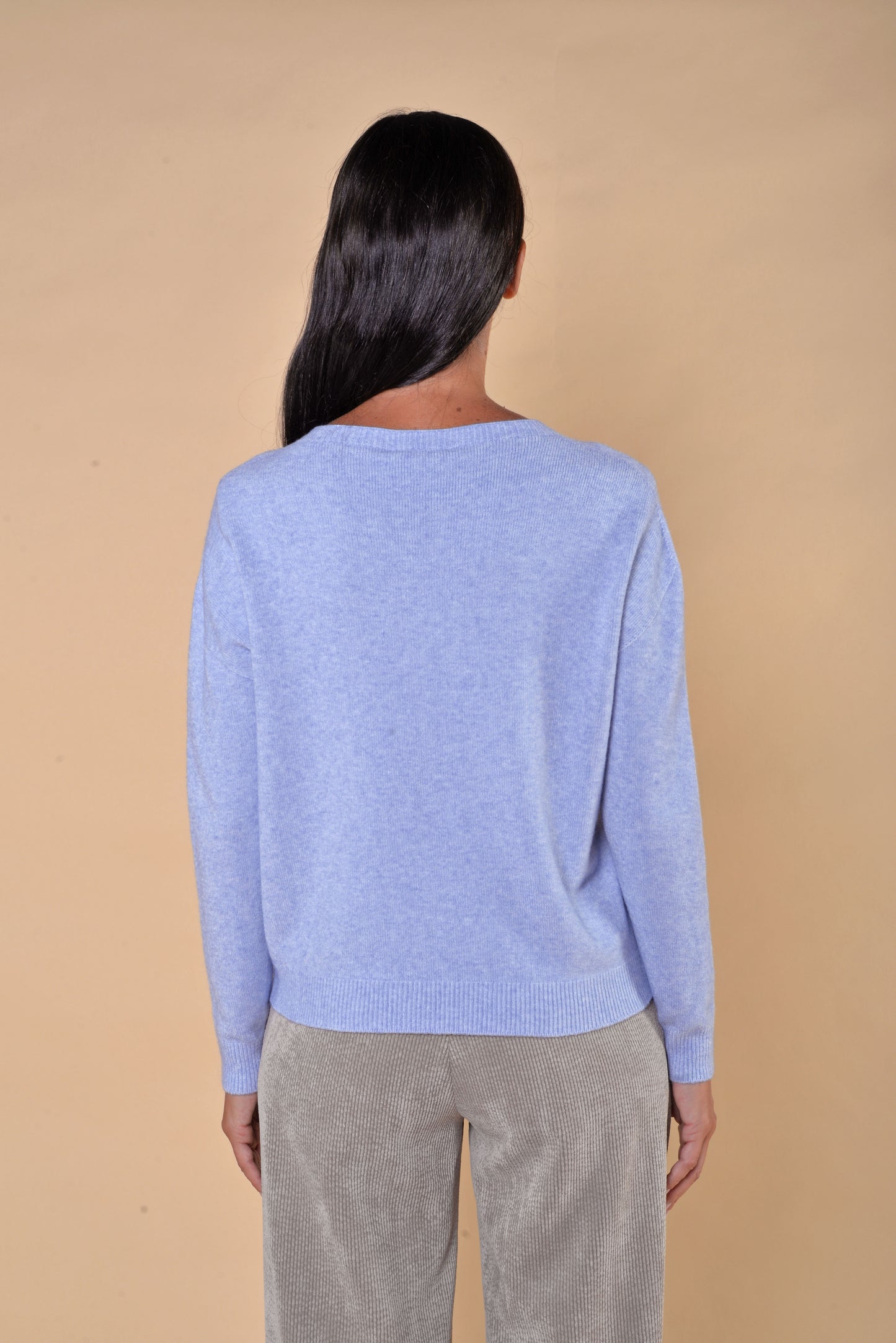 Maglia Treccia Paricollo Nuvola
