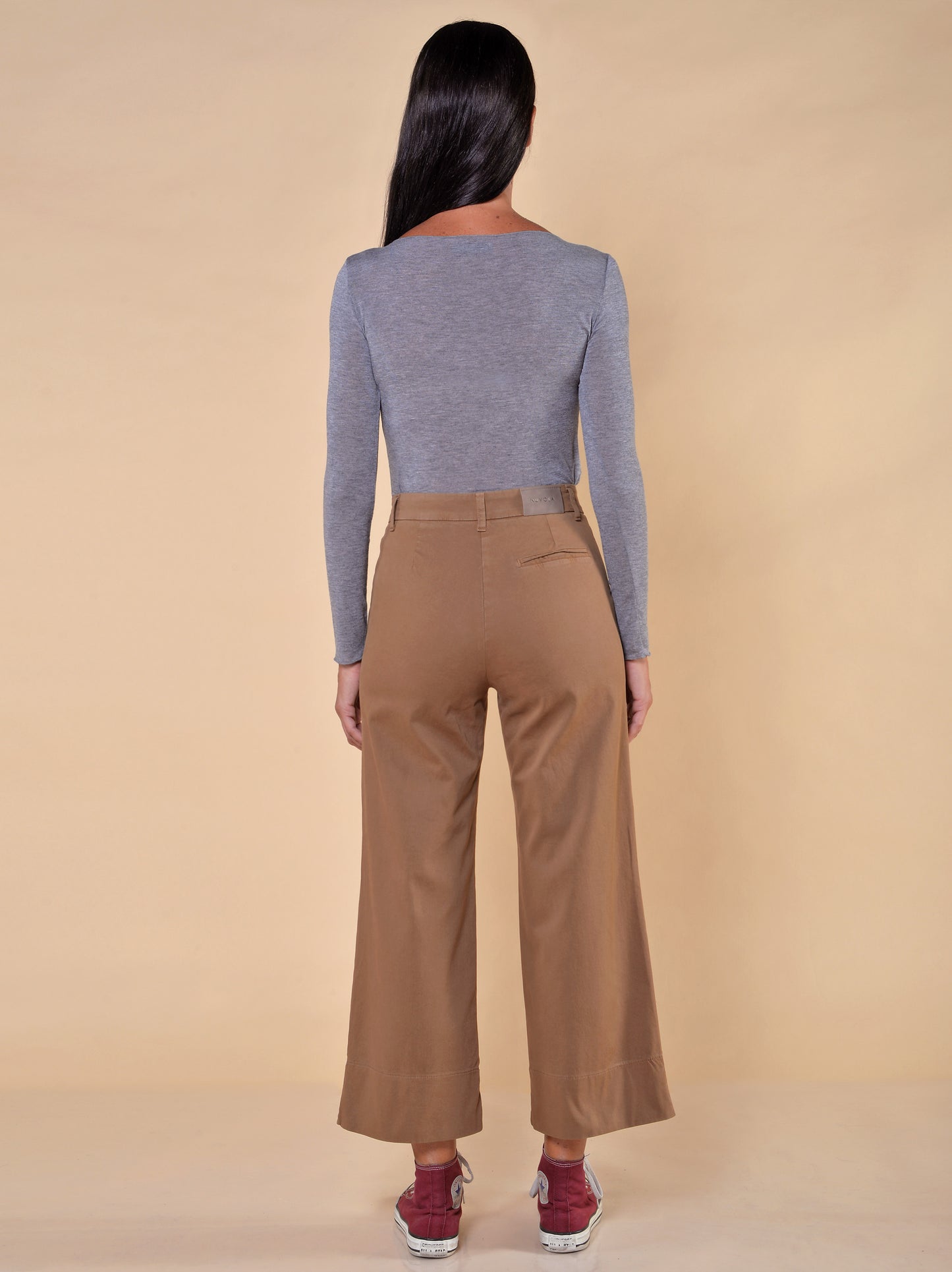 Pantaloni Tinti in Capo Cammello