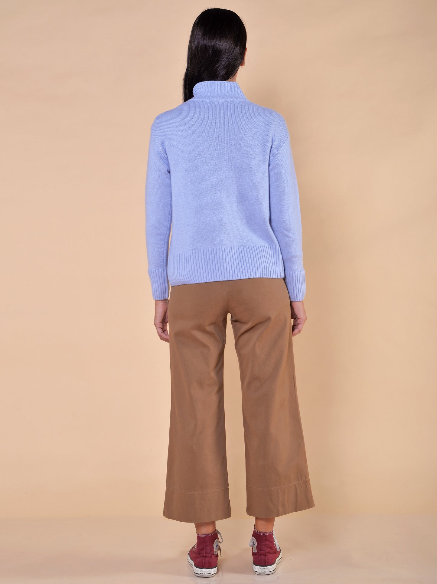 Maglia in Misto Lana con Rombi Nuvola