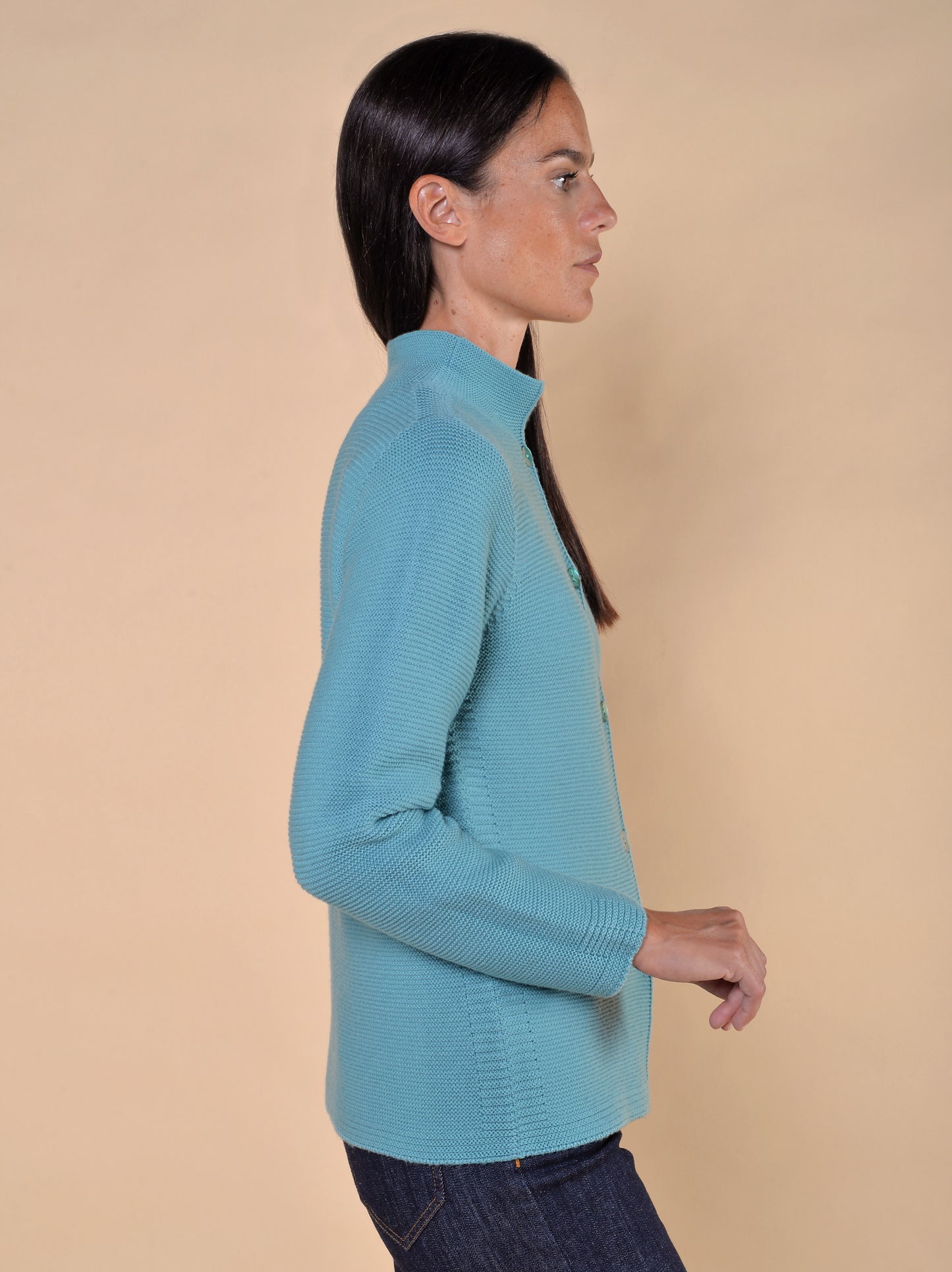 Giacca Links in Lana Anice