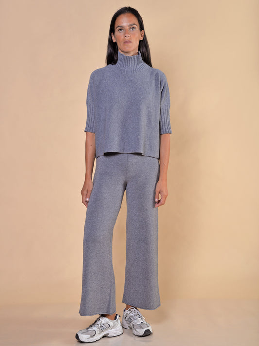 Fit Box Grey Turtleneck