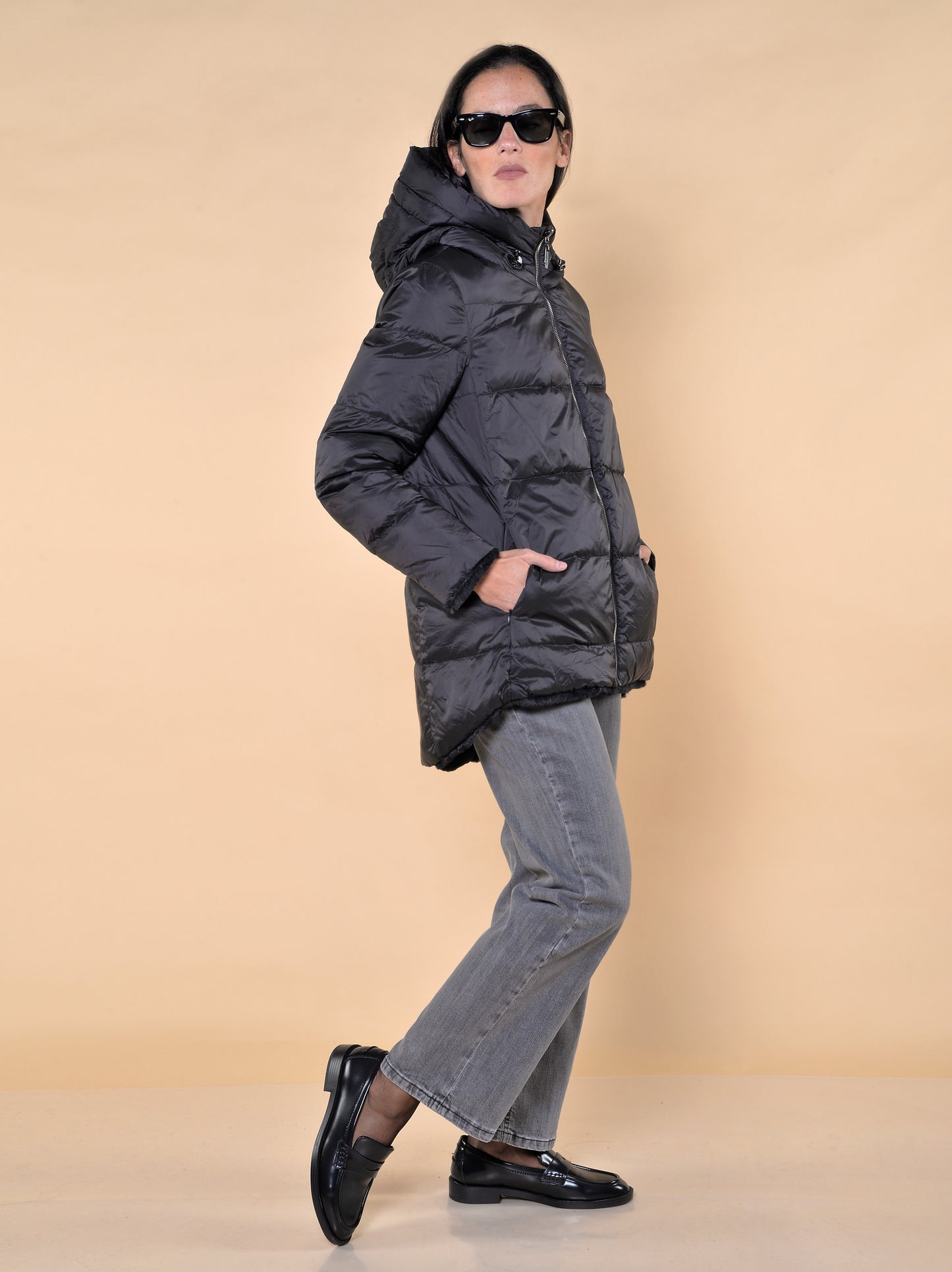 Piumino Ecopelliccia Reversibile