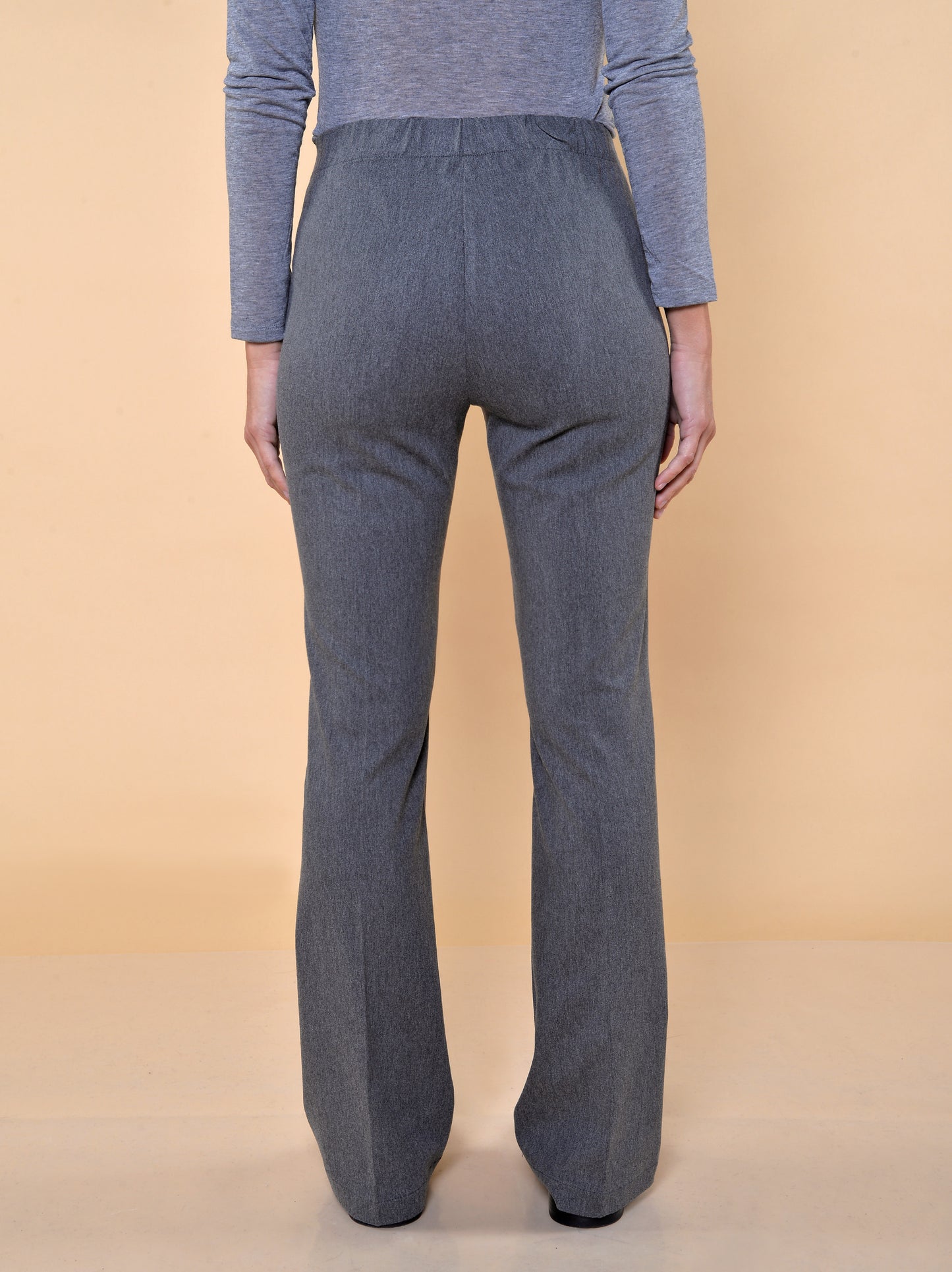 Leggings Bistretch a Zampa Antracite