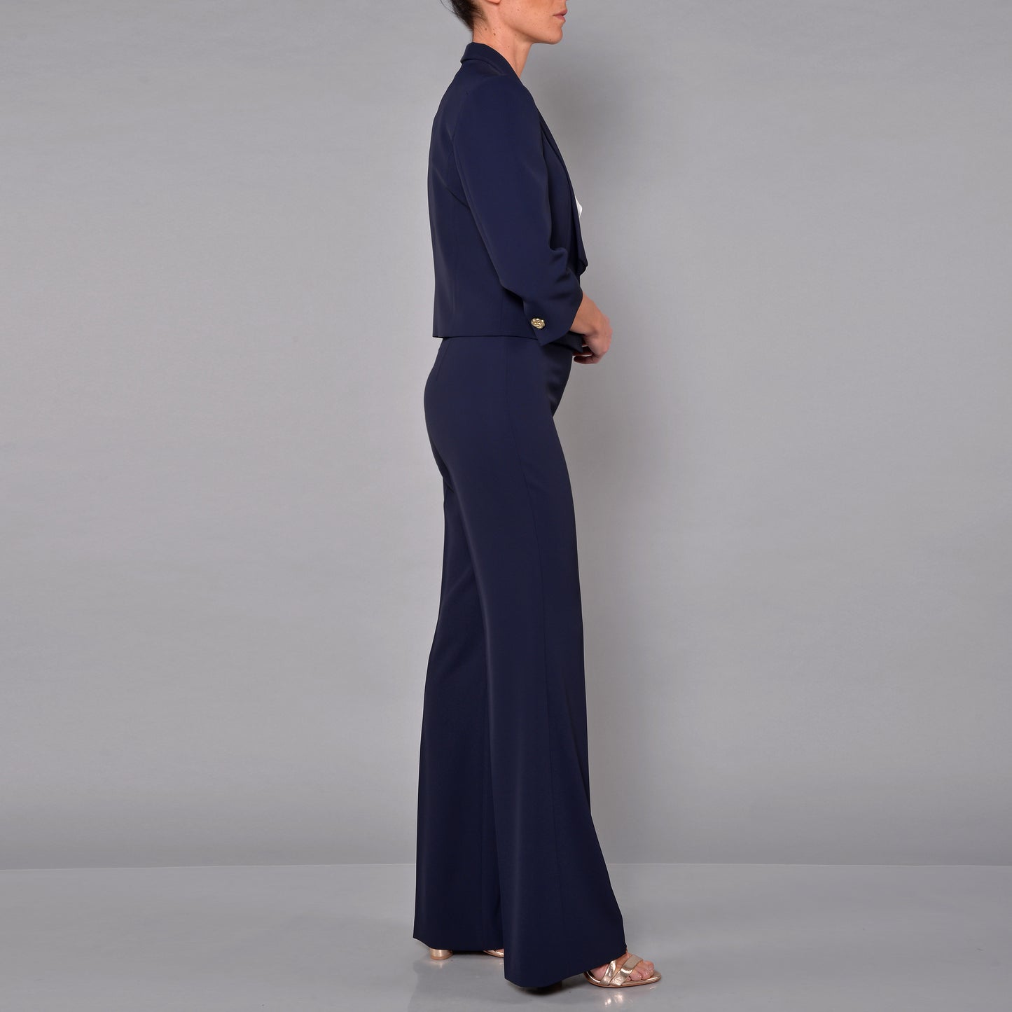 Bolero Collo Smoking Blu