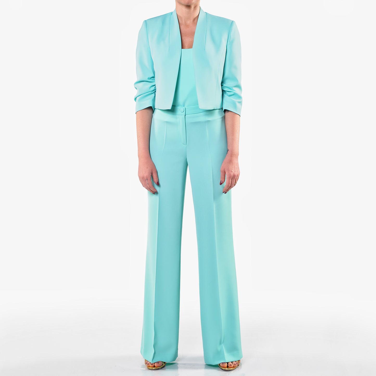 Pantaloni Gamba Larga Acqua