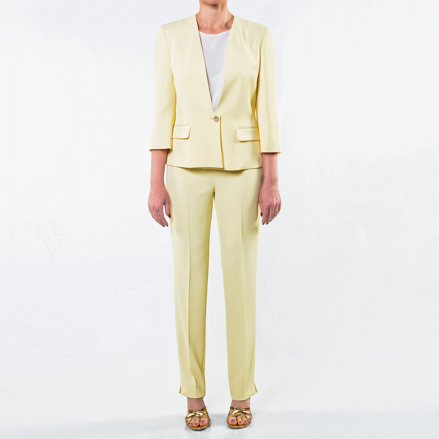 Pantaloni Zip Laterale Mimosa