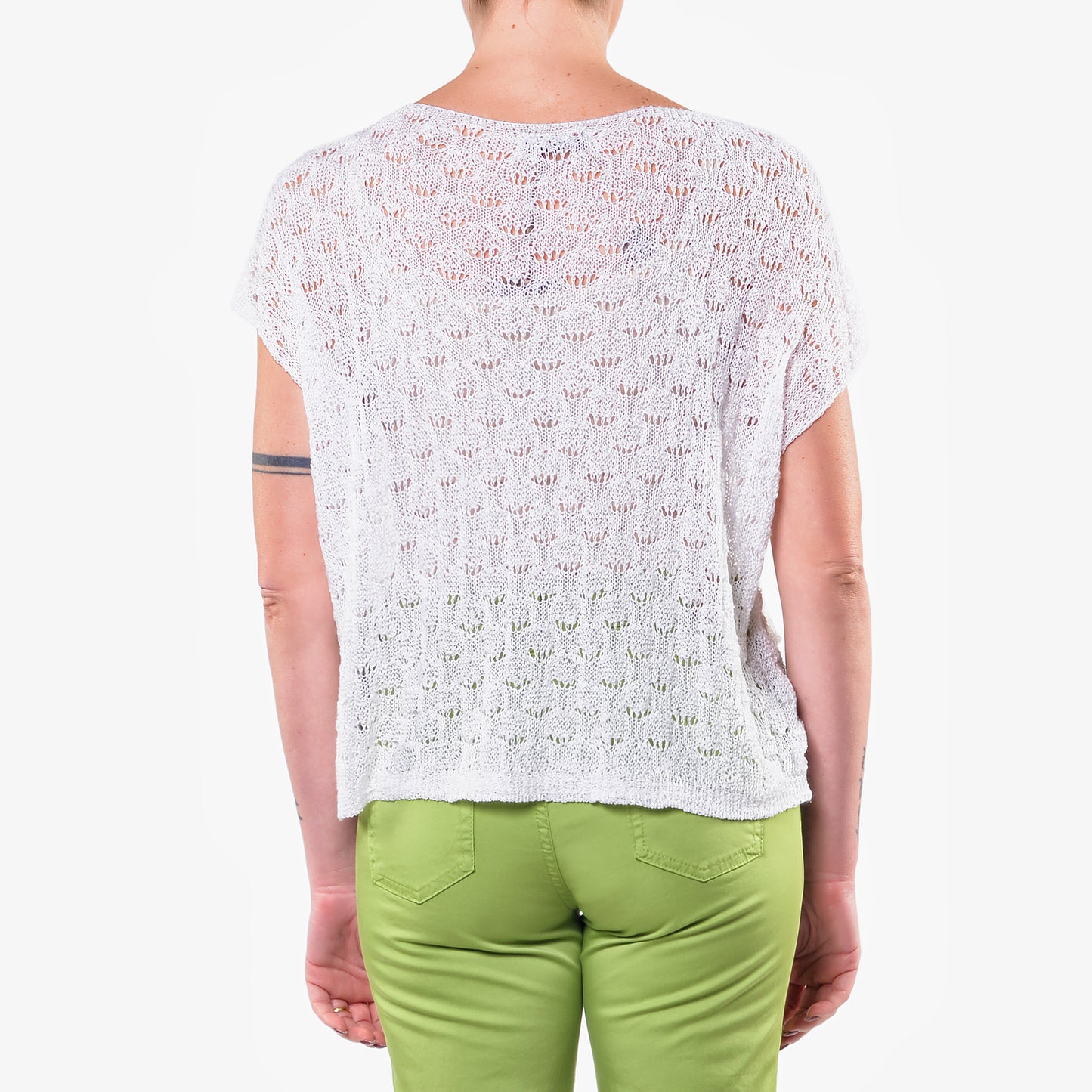 White Mesh Jersey