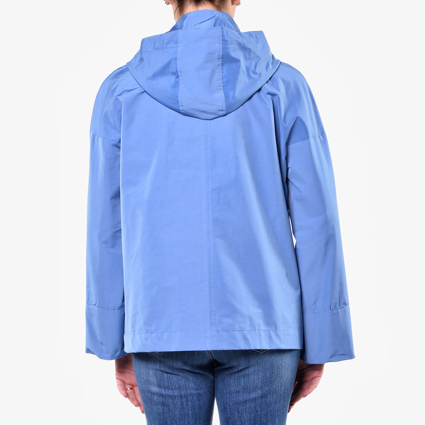 Trench con Cappuccio Carta da Zucchero
