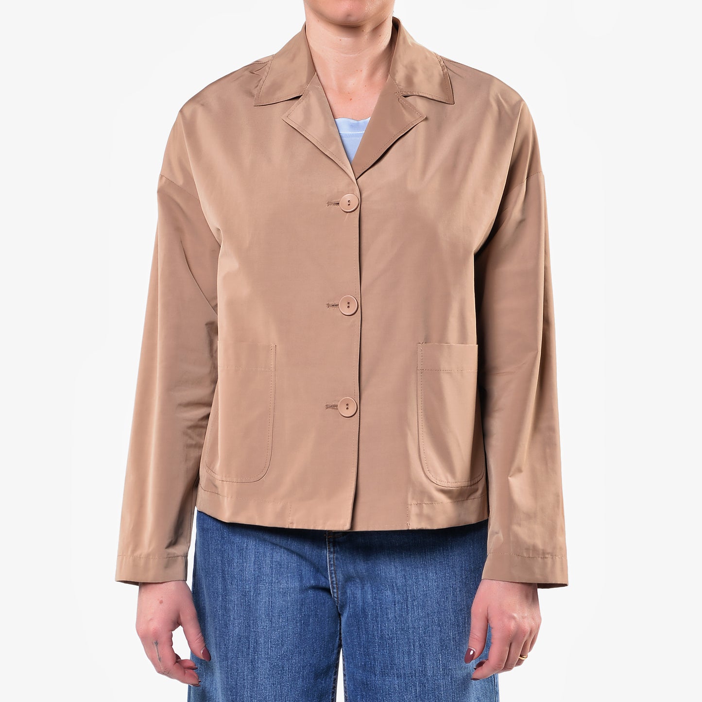 Red Technical Fabric Jacket