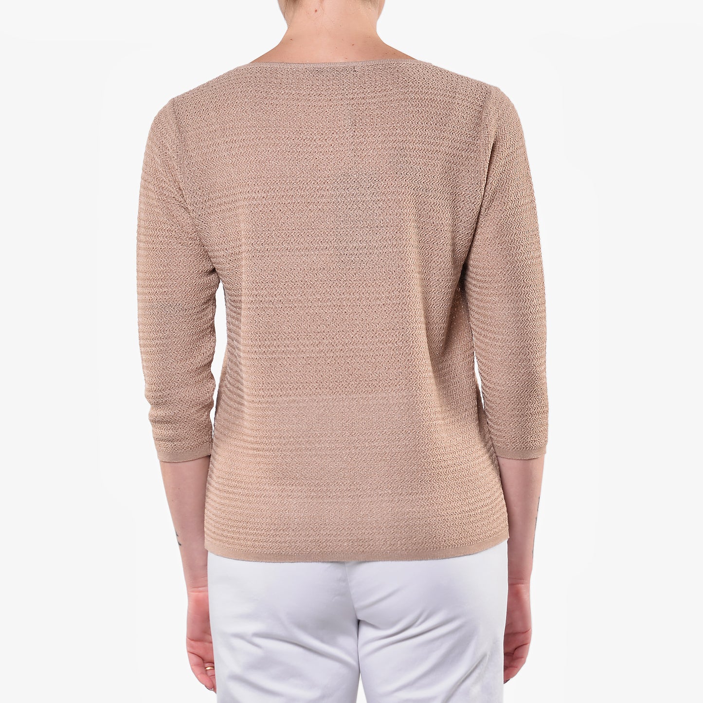 Maglia Girocollo Microrete Khaki