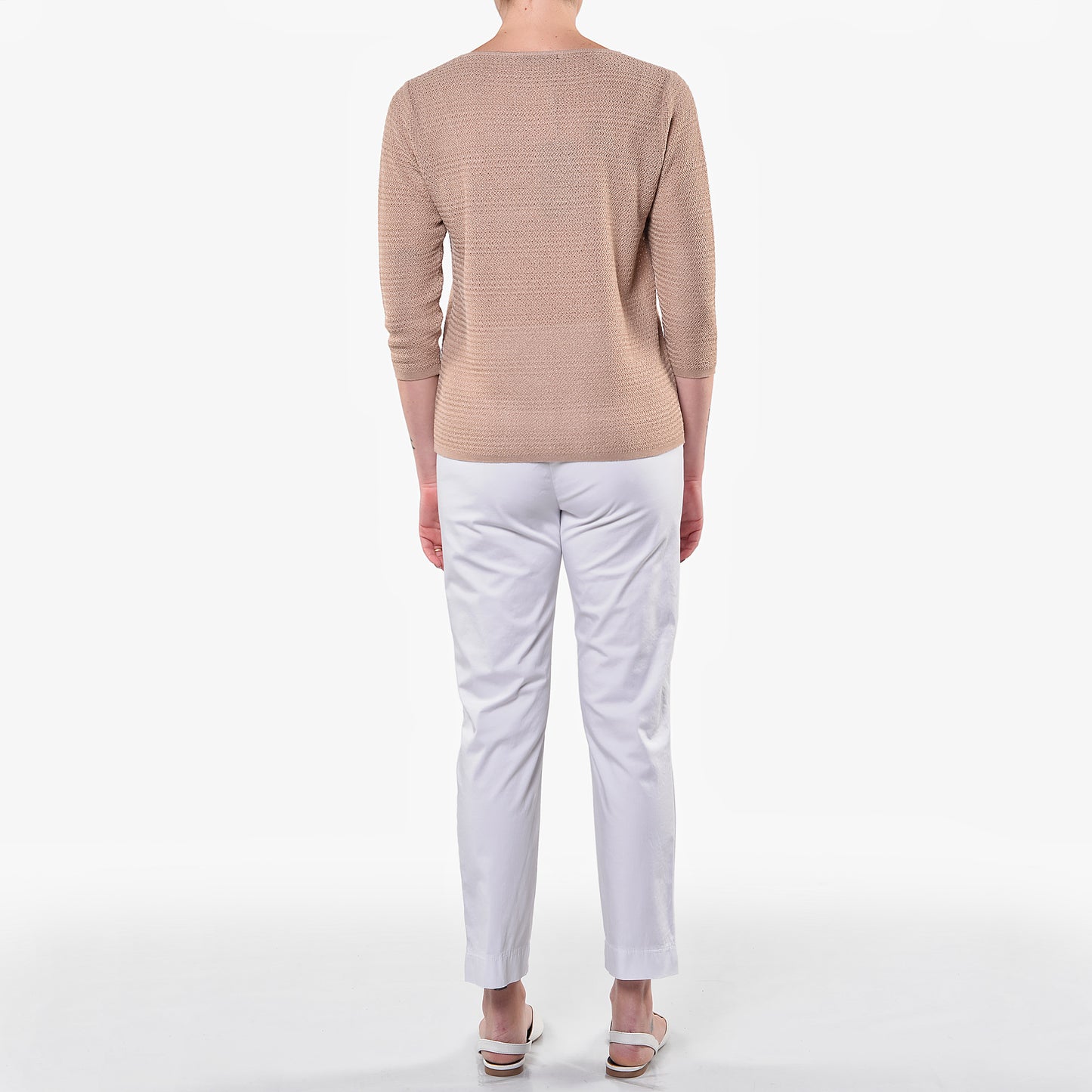 Maglia Girocollo Microrete Khaki