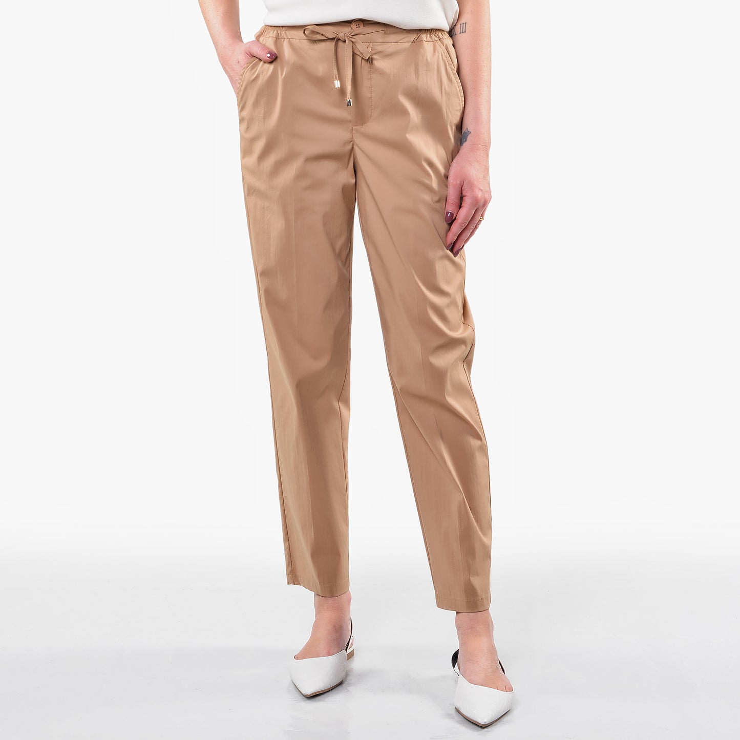 Pantalaccio in Cotone Leggero Khaki