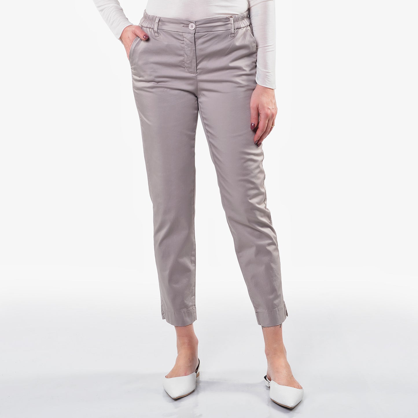 Pantaloni in Cotone PPT Fango
