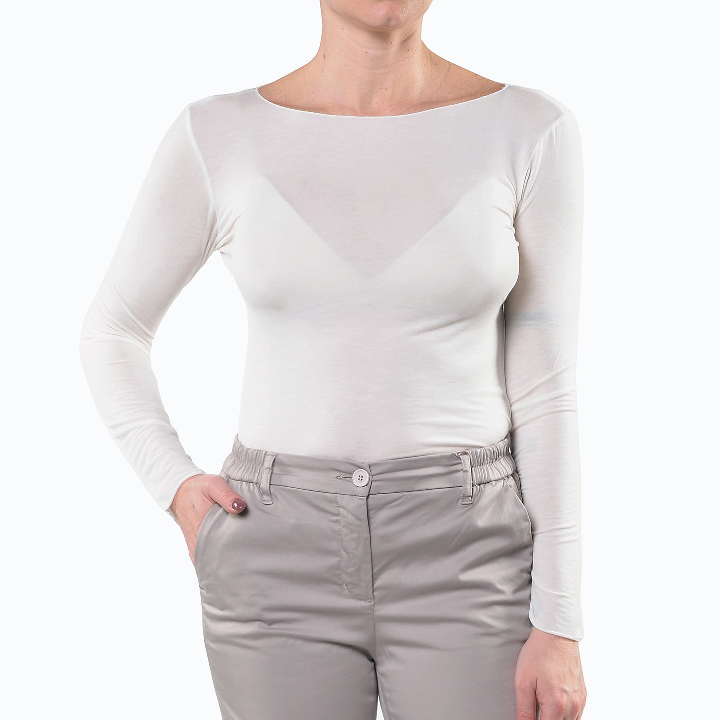 T-shirt Misto Seta Nuvola