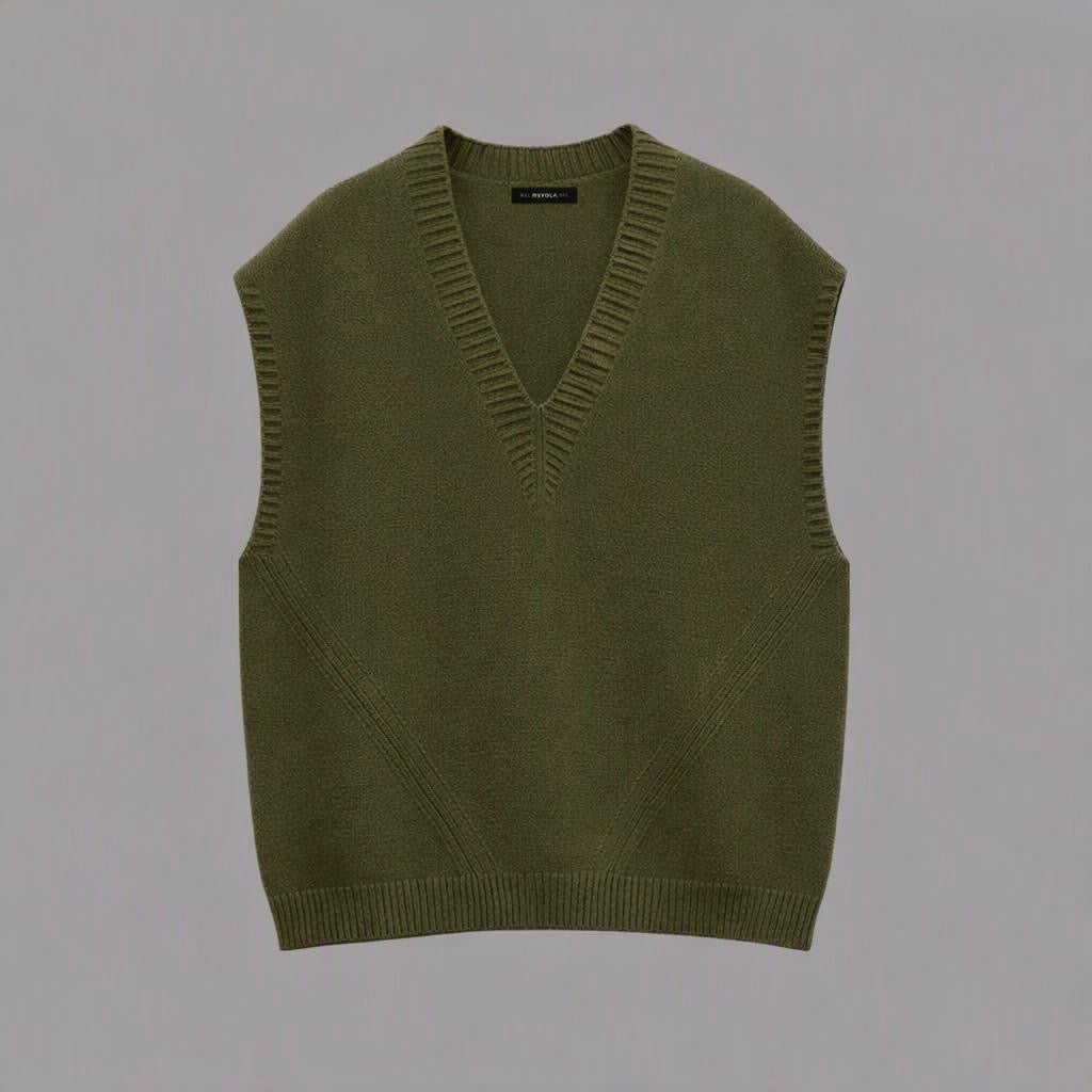 Gilet Scollo a V Militare