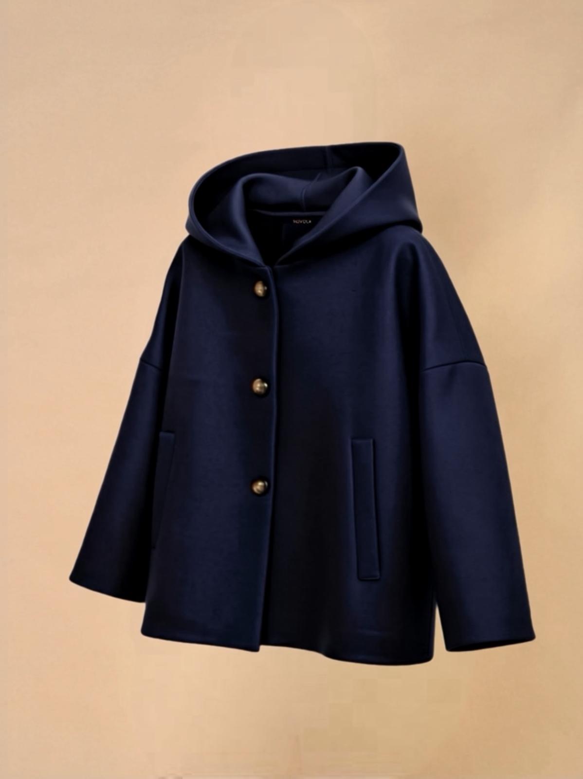 Giaccone con Cappuccio Blu