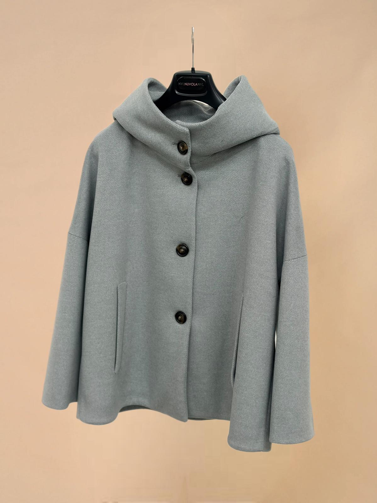 Giaccone con Cappuccio Grigio