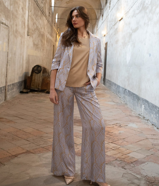 Pantaloni Fantasia Foglie