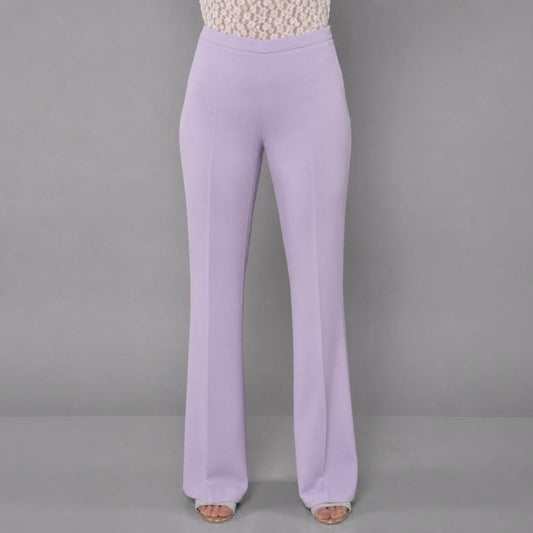 Pantaloni A Zampa Glicine