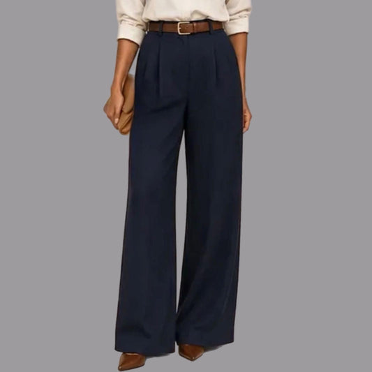 Pantaloni con Pences Blu