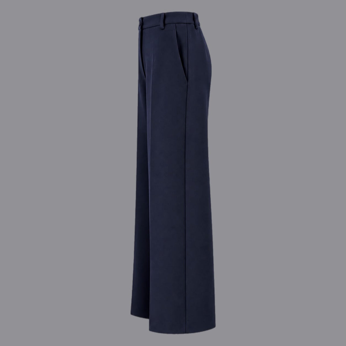 Pantaloni Gamba Larga Blu