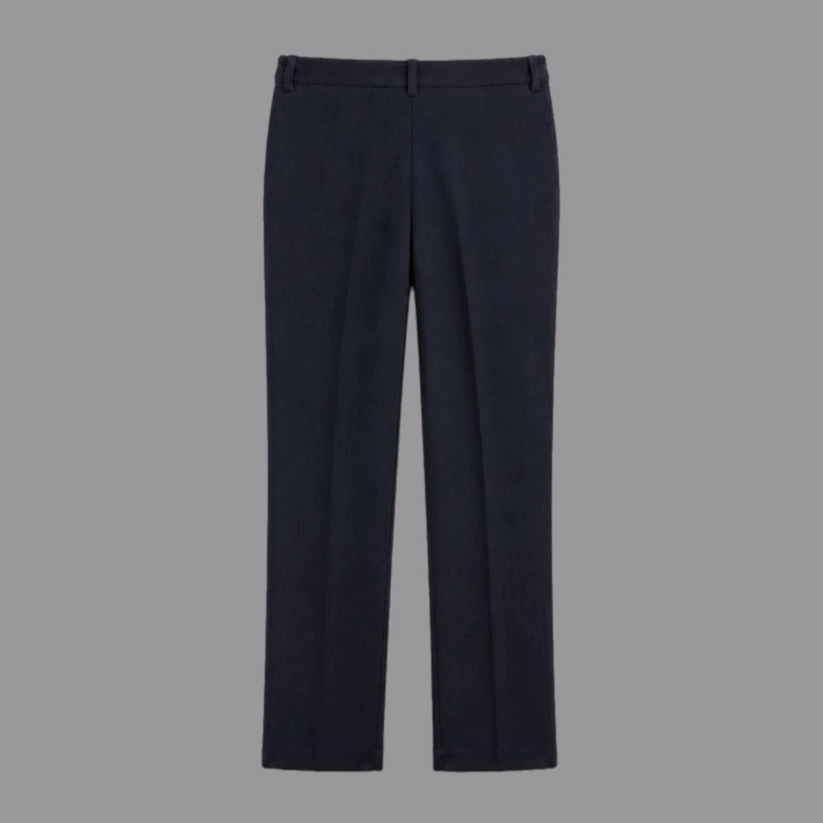 Pantaloni Gamba Dritta in Velluto Blu