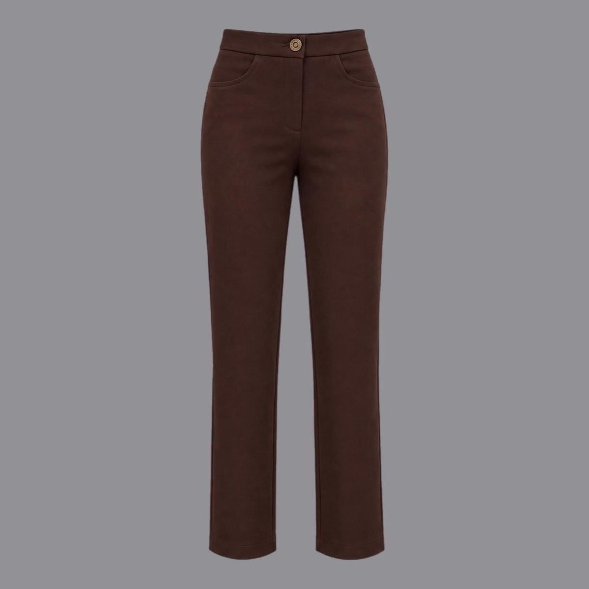 Pantaloni in Punto Milano Tasca Jeans Moro