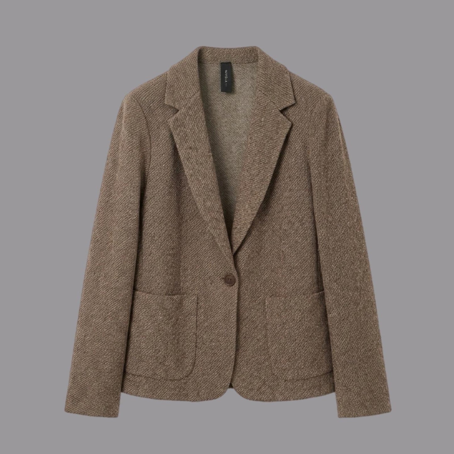 Giacca Maglia Diagonale Noce