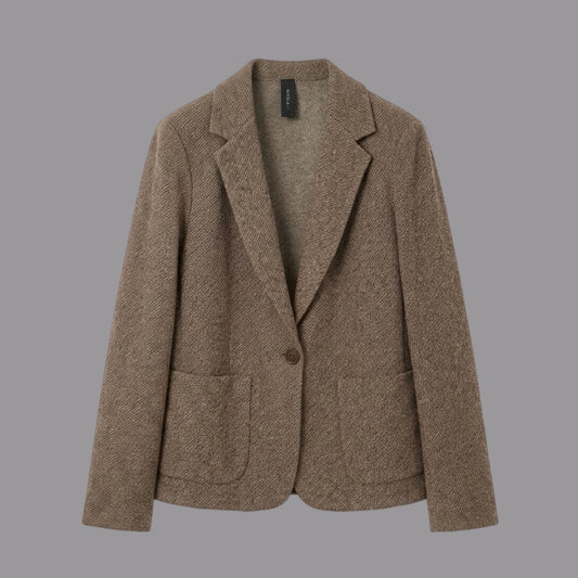 Giacca Maglia Diagonale Noce