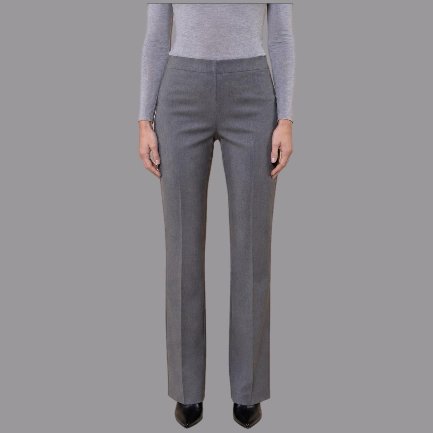 Leggings Bistretch a Zampa Grigio