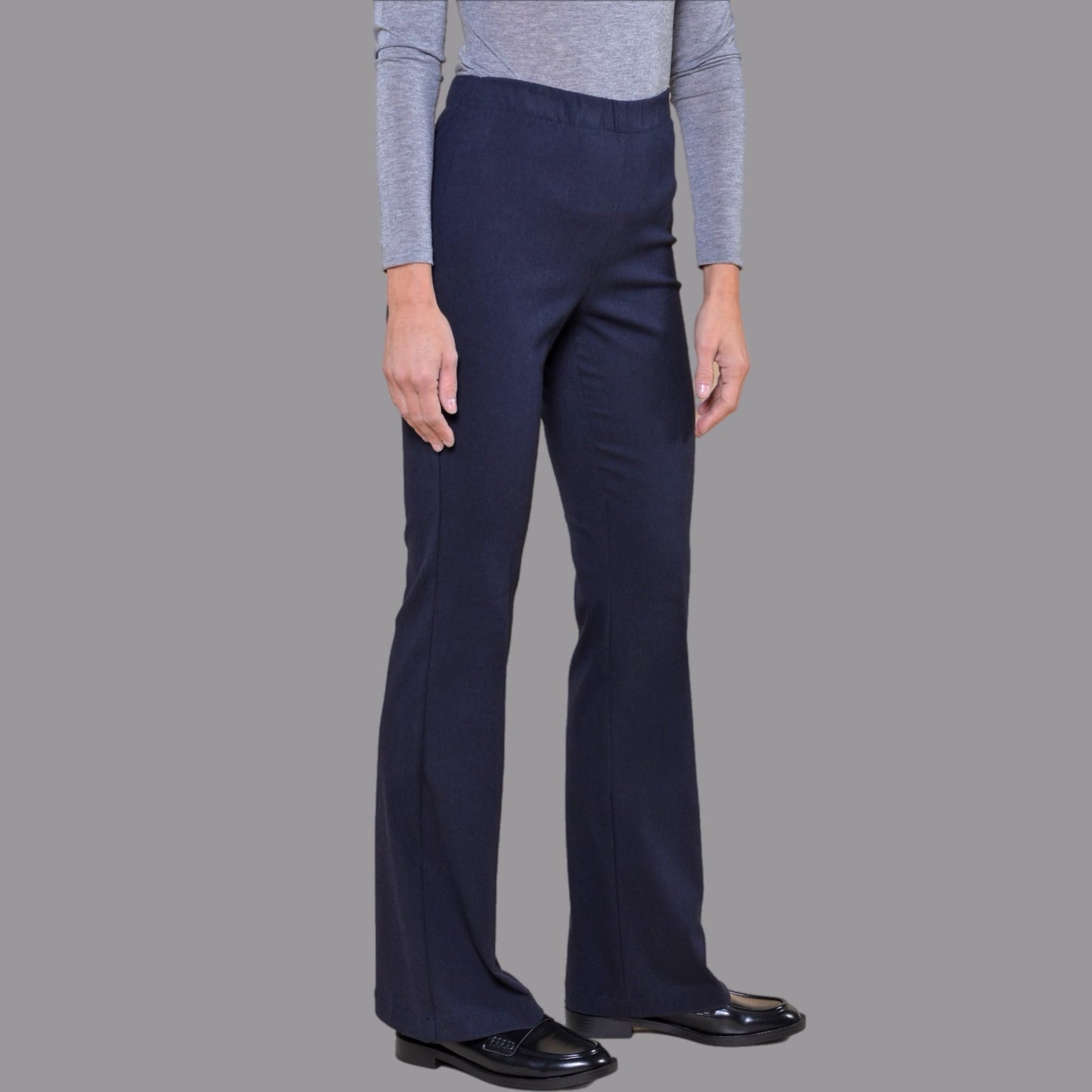 Leggings Bistretch a Zampa Blu Denim