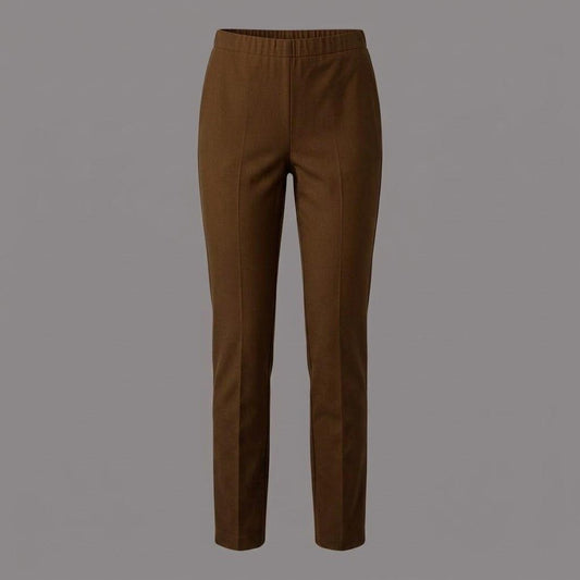 Leggings Bistretch Tabacco con Elastico
