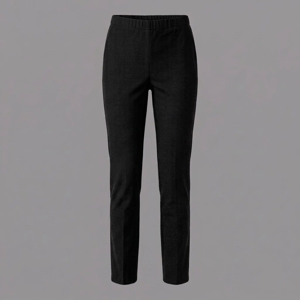 Leggings Bistretch Nero con Elastico