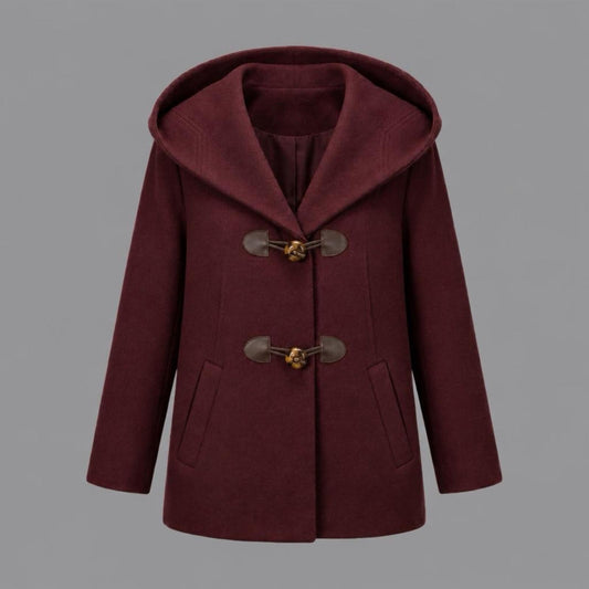 Giaccone con Alamari Bordeaux