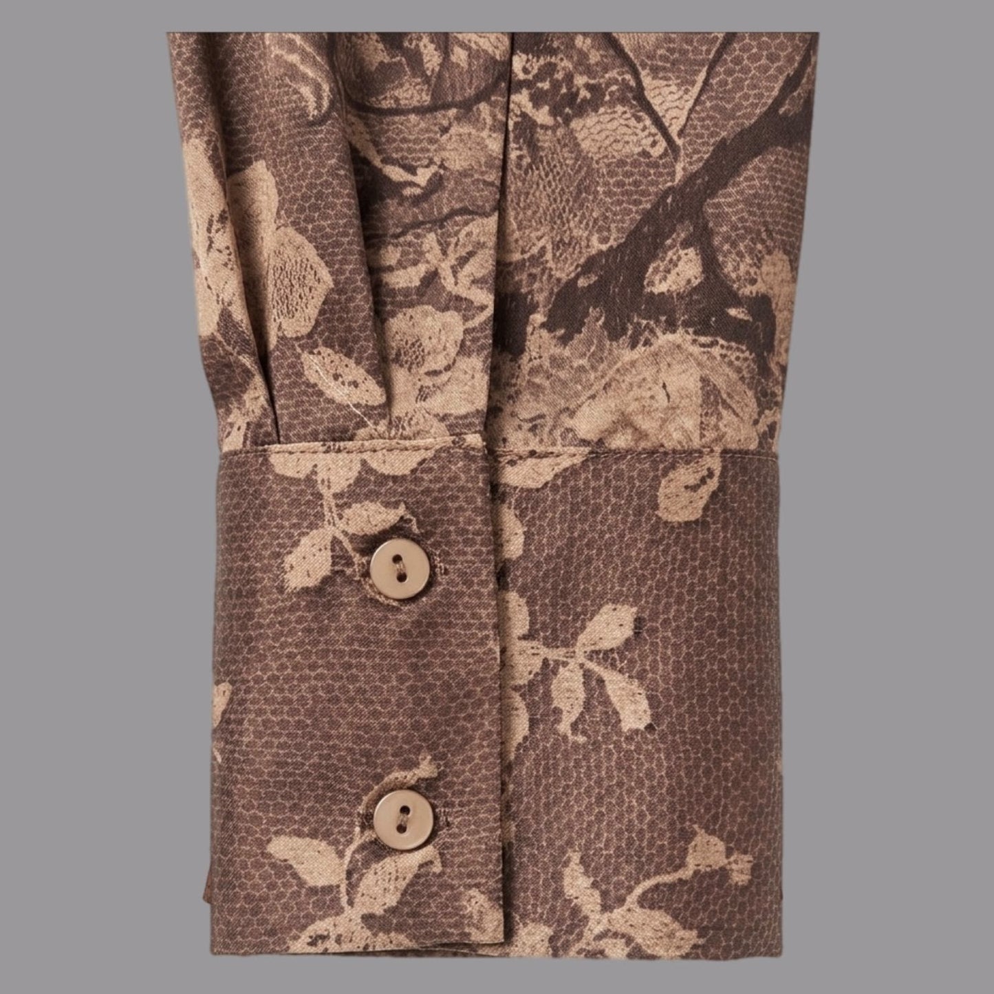 Camicia in Viscosa Fantasia Pizzo Moro