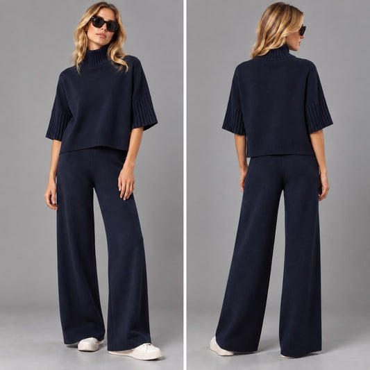 Pantaloni in Maglia Blu