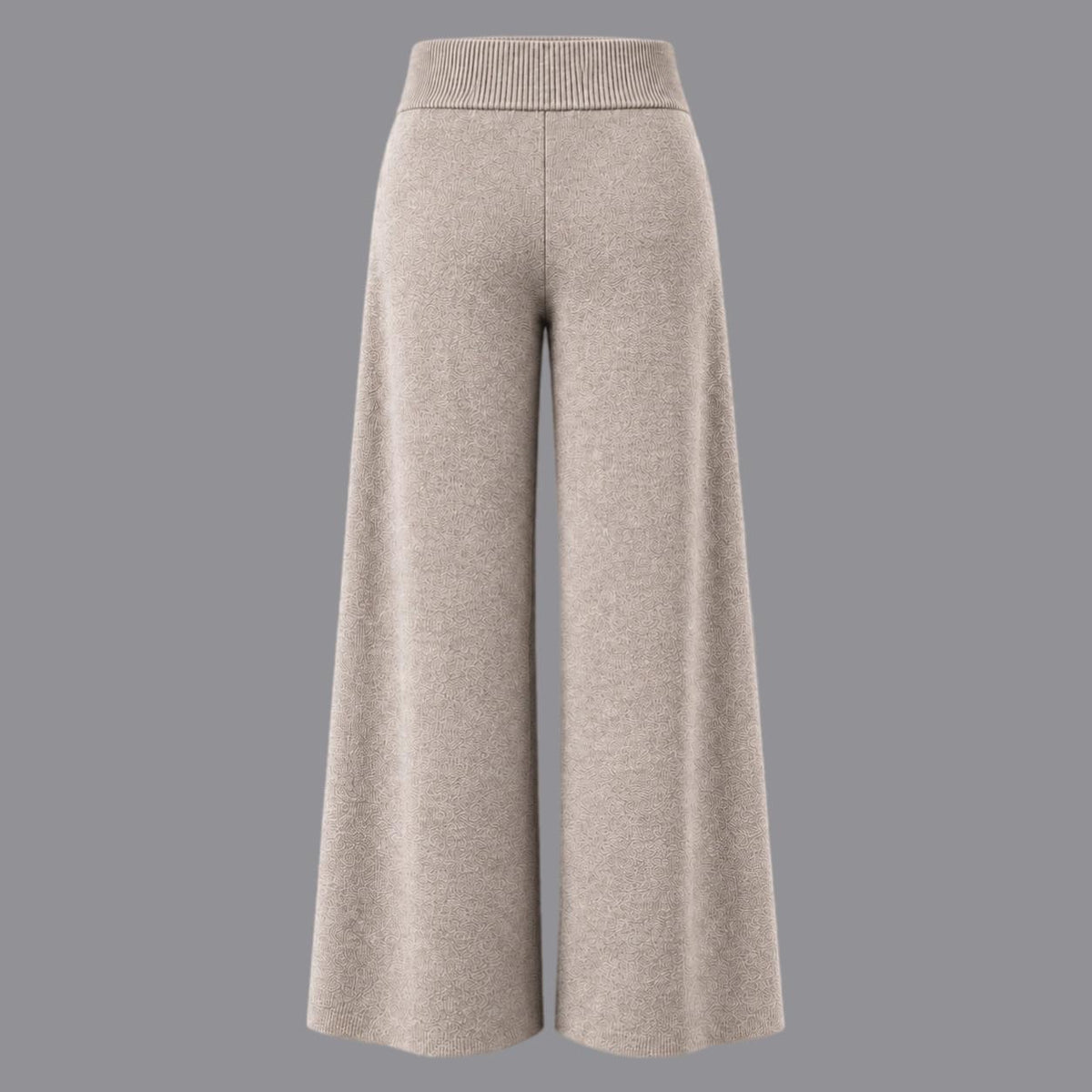 Grey Knit Trousers