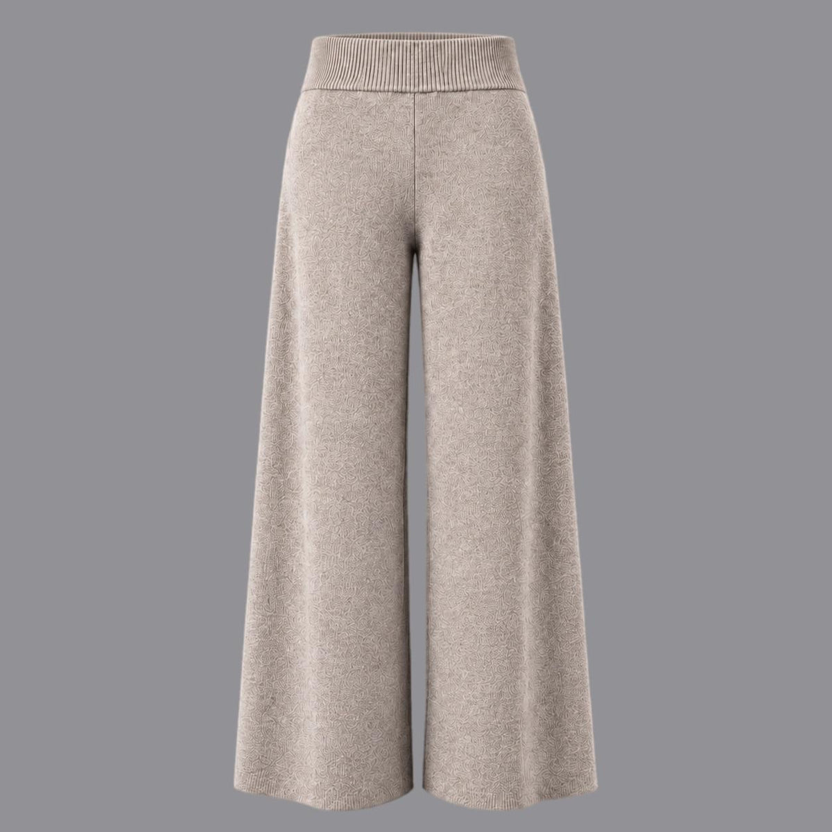 Grey Knit Trousers