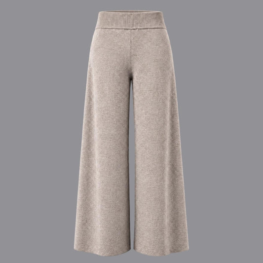 Graue Strickhose